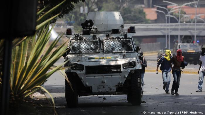 Venezuela politische Krise Ausschreitungen in Caracas