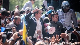 لوپز و گوایدو رهبران اپوزیسیون در اعتراض علیه دولت مادورو 