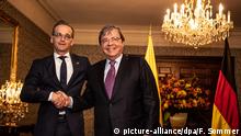 Kolumbien l Außenminister Maas trifft den kolumbianischen Außenminister Holmes Trujillo