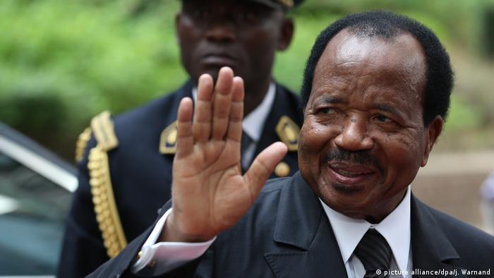 Kamerun Wahl l Präsident Paul Biya (picture alliance/dpa/j. Warnand)