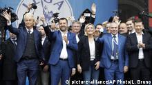 Italien Mailand Treffen von Europas Rechtspopulisten