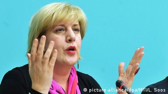 Menschenrechtskommissarin des Europarats Dunja Mijatovic (picture-alliance/dpa/MTI/L. Soos)