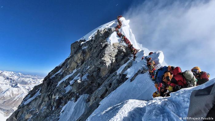 Mount Everest Massentourismus (AFP/Project Possible)