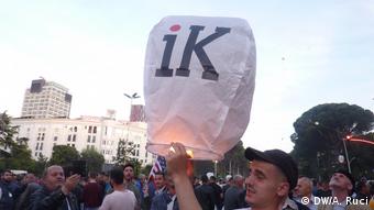 Proteste in Tirana Albanien (DW/A. Ruci)