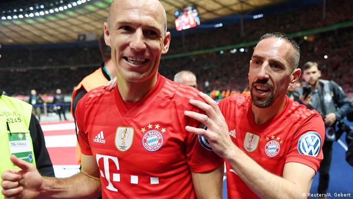 Arjen Robben and Frank Ribery (Reuters/A. Gebert)