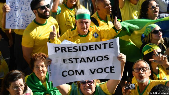 Brasilien Demonstration in Sao Paulo