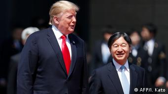 Japan Donald Trump trifft Kaiser Naruhito in Tokio (AFP/I. Kato)