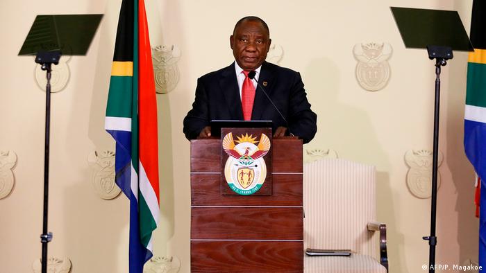 Ramaphosa Names Cabinet For His Clean Up Africa Dw 30 05 2019