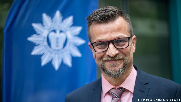Stefan Pfeiffer, Leiter der Verkehrspolizei Feucht (picture-alliance/dpa/S. Schuldt)