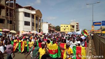 Guinea-Bissau Bissau- Oppositionsparteien PRS und MADEM (DW/F. Tchuma Camará)