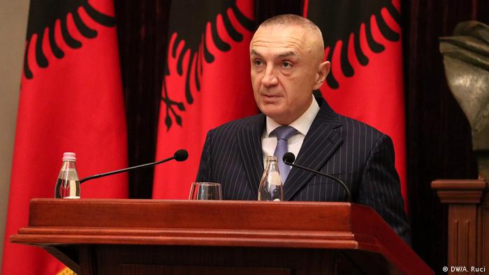 Albanien Präsident Ilir Meta (DW/A. Ruci)