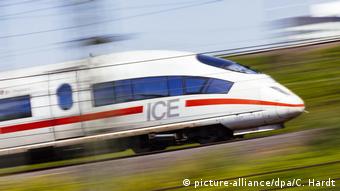 Немецкий скоростной поезд ICE