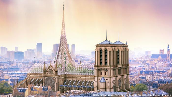 Frankreich Paris | Wiederaufbau Kathedrale Notre-Dame de Paris | Entwurf Vincent Callebaut Architecture (picture-alliance/Vincent Callebaut Architectures/Cover Images)