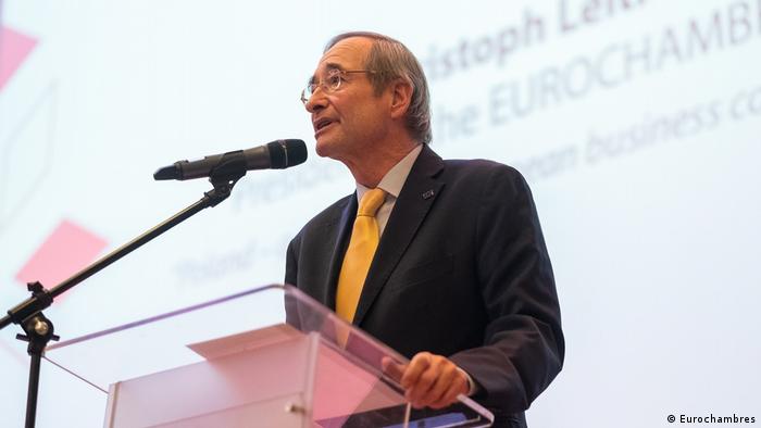 Christoph Leitl, presidente de la Asociación de Cámaras de Comercio e Industria de Europa, Eurochambres.