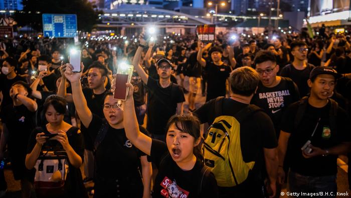 Hongkong Massenproteste gegen Regierung (Getty Images/B.H.C. Kwok)