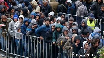 Refugees in Berlin LaGeSo (Reuters/F. Bensch)
