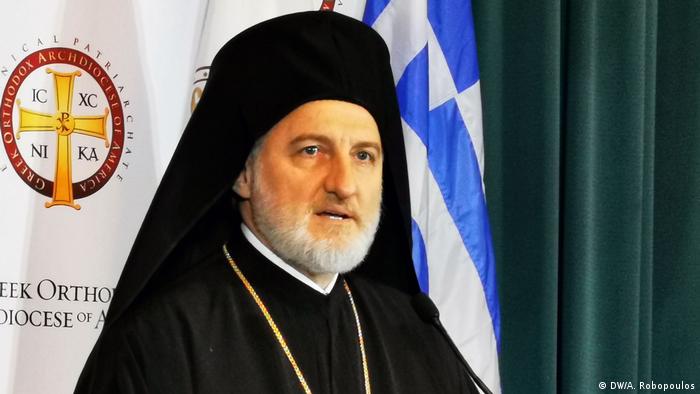 Erzbischof Elpidophoros Lambriniadis | neues Oberhaupt der griechisch-orthodoxen Kirche in den USA (DW/A. Robopoulos)