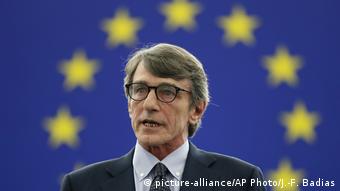 Neuer Präsident des EU-Parlaments David Sassoli (picture-alliance/AP Photo/J.-F. Badias)