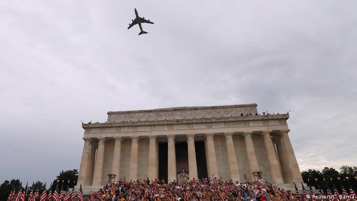 Washington Unabhängigkeitstag Feier Air Force One (Reuters/C. Barria)