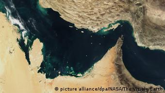 Iran Krise l Straße von Hormus (picture alliance/dpa/NASA/The Visible Earth)