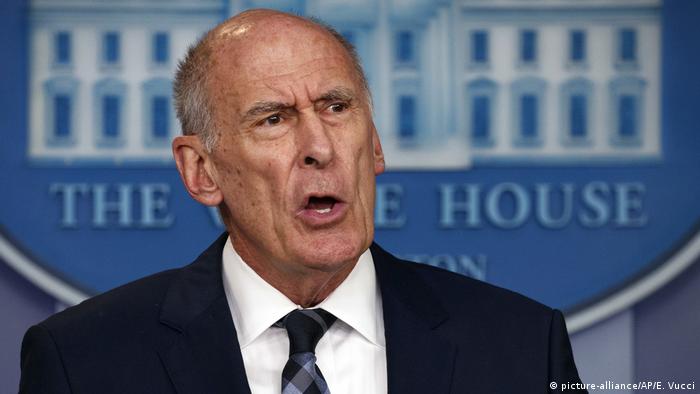 Director of National Intelligence Dan Coats resigned from his post, which oversees and coordinates all 17 US intelligence agencies, in July 2019. 