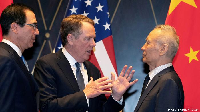 US-Handelsbeauftragter Lighthizer und Finanzminister Mnuchin treffen Chinas Vizepremier Liu in China (REUTERS/N. H. Guan)