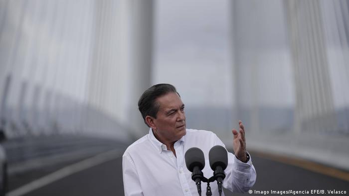 Panama - Einweihung der neuen Brücke über den Panama Kanal - Präsident Laurentino Cortizo