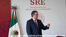 Mexiko Marcelo Ebrard, Außenminister zu Anschlag in El Paso, USA