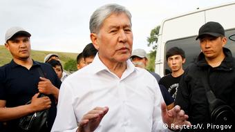 Ex-President Almazbek Atambayev was stripped of legal immunity after a parliamentary vote. 