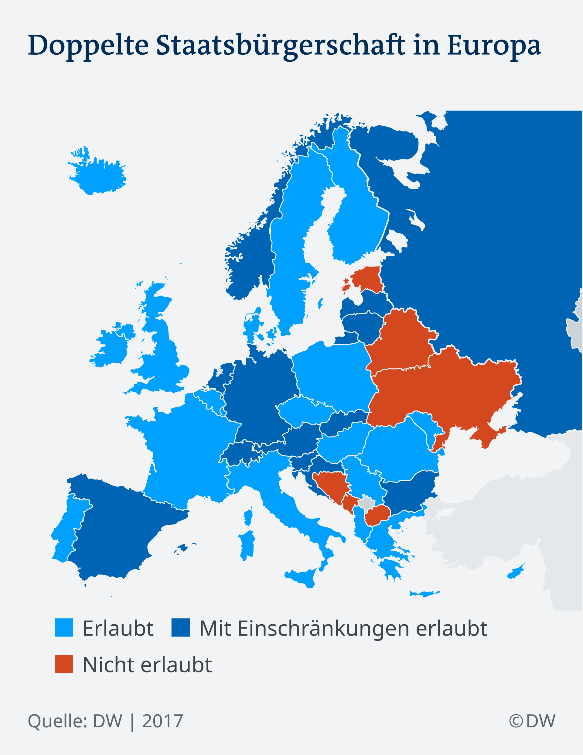 Infografik doppelte StaatsbÃ¼rgerschaft Europa DE