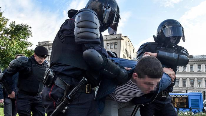 Задержания участников акции протеста в Москве 10 августа 