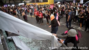 Mexiko Frauenprotest (Getty Images/AFP/A. Estrella)
