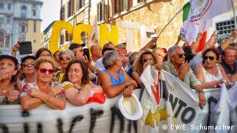 Italien M5S-Protest (DW/E. Schumacher)
