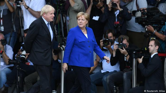 Berlin, Angela Merkel trifft Boris Johnson (Reuters/A. Hilse)