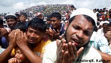 Bangladesch Demonstration Rohingya im Flüchtlingslager Kutupalong