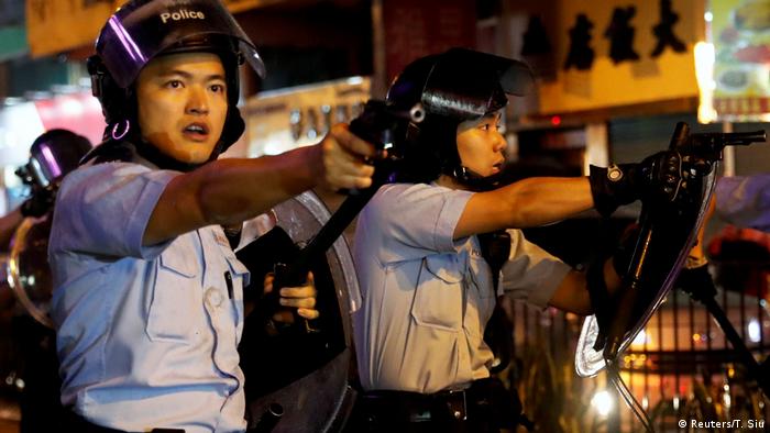 Hongkong Gewalt bei Protesten (Reuters/T. Siu)