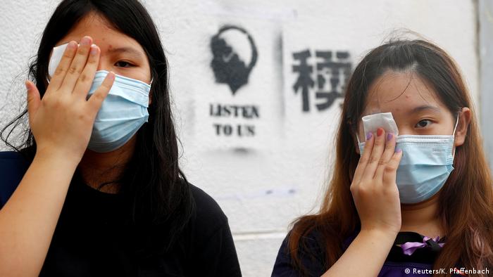 Hongkong China Protest Schüler Studenten (Reuters/K. Pfaffenbach)