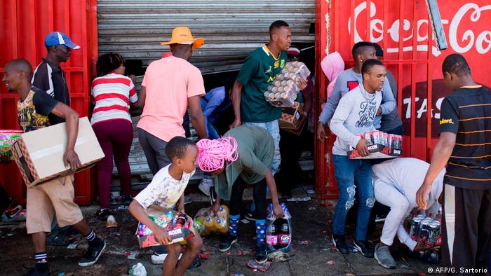 Unruhen in Südafrika (AFP/G. Sartorio)