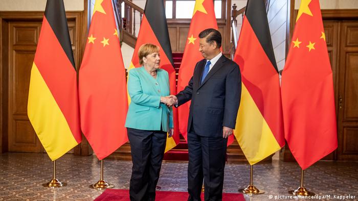 Bundeskanzlerin Merkel in China (picture-alliance/dpa/M. Kappeler)