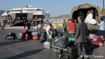 Μεταφορά προσφύγων από τη Λέσβο στην ενδοχώρα, Σεπτέμβριος 2019