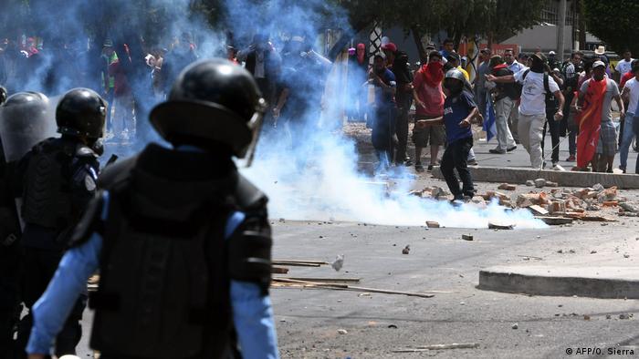 Honduras Unabhängigkeitstag Proteste Ausschreitungen (AFP/O. Sierra)