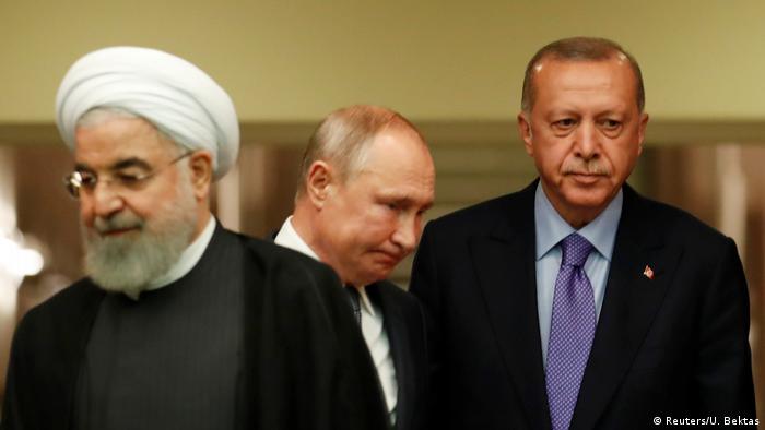 Türkei Ankara PK Ruhani Erdogan und Putin (Reuters/U. Bektas)