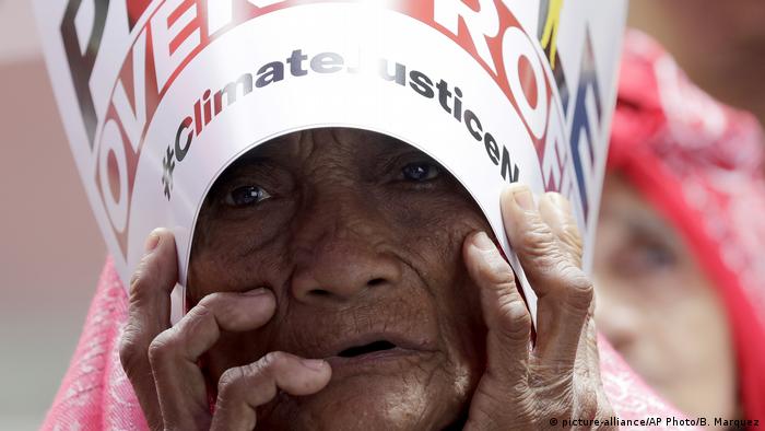 An environmental activist in Quezon City, a suburb of Manila, the capital of the Philippines. 