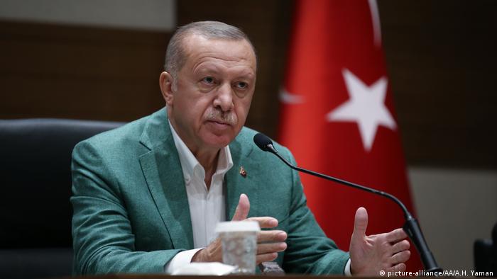 Türkei Istanbul Airport Präsident Recep Tayyip Erdogan