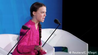 New York United Nations Climate Action Summit Greta Thunberg (Reuters/C. Allegri)