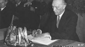 Unterzeichnung Grundgesetz 1949