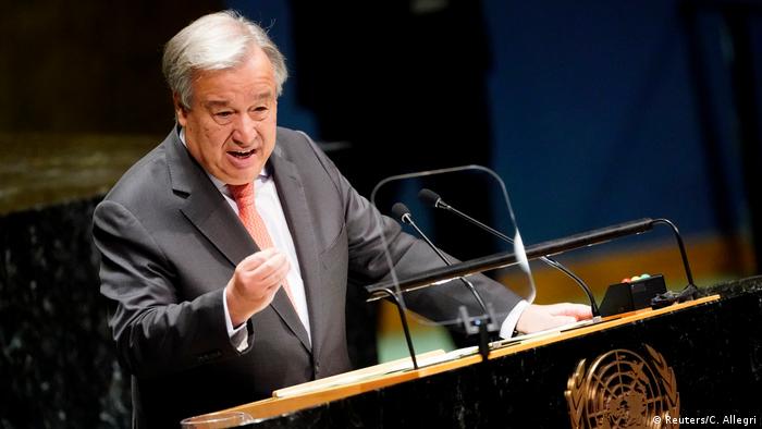 UN-Generalversammlung in New York | Antonio Guterres, UN-Generalsekretär (Reuters/C. Allegri)