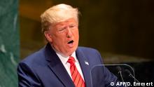 UN-Generalversammlung in New York | US Präsident Donald Trump 
