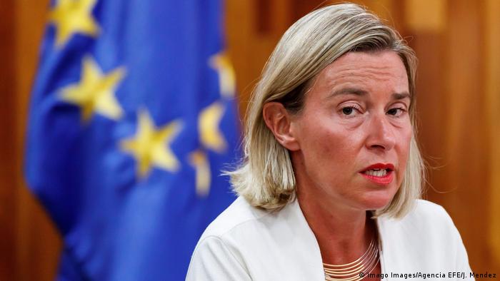 Federica Mogherini EU Außenbeauftragte (Imago Images/Agencia EFE/J. Mendez)