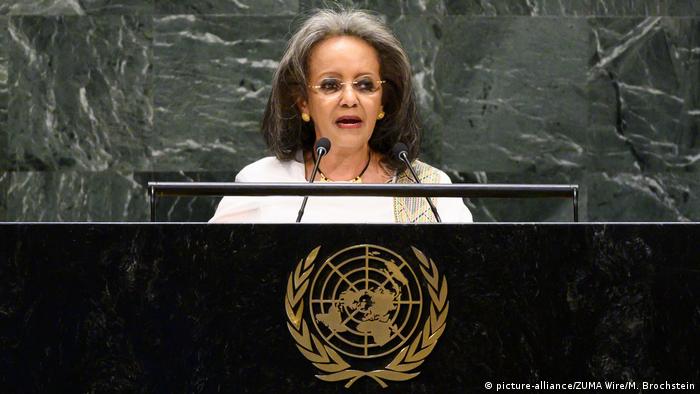  Ethiopia's President Sahle-Work Zewde (picture-alliance/ZUMA Wire/M. Brochstein)